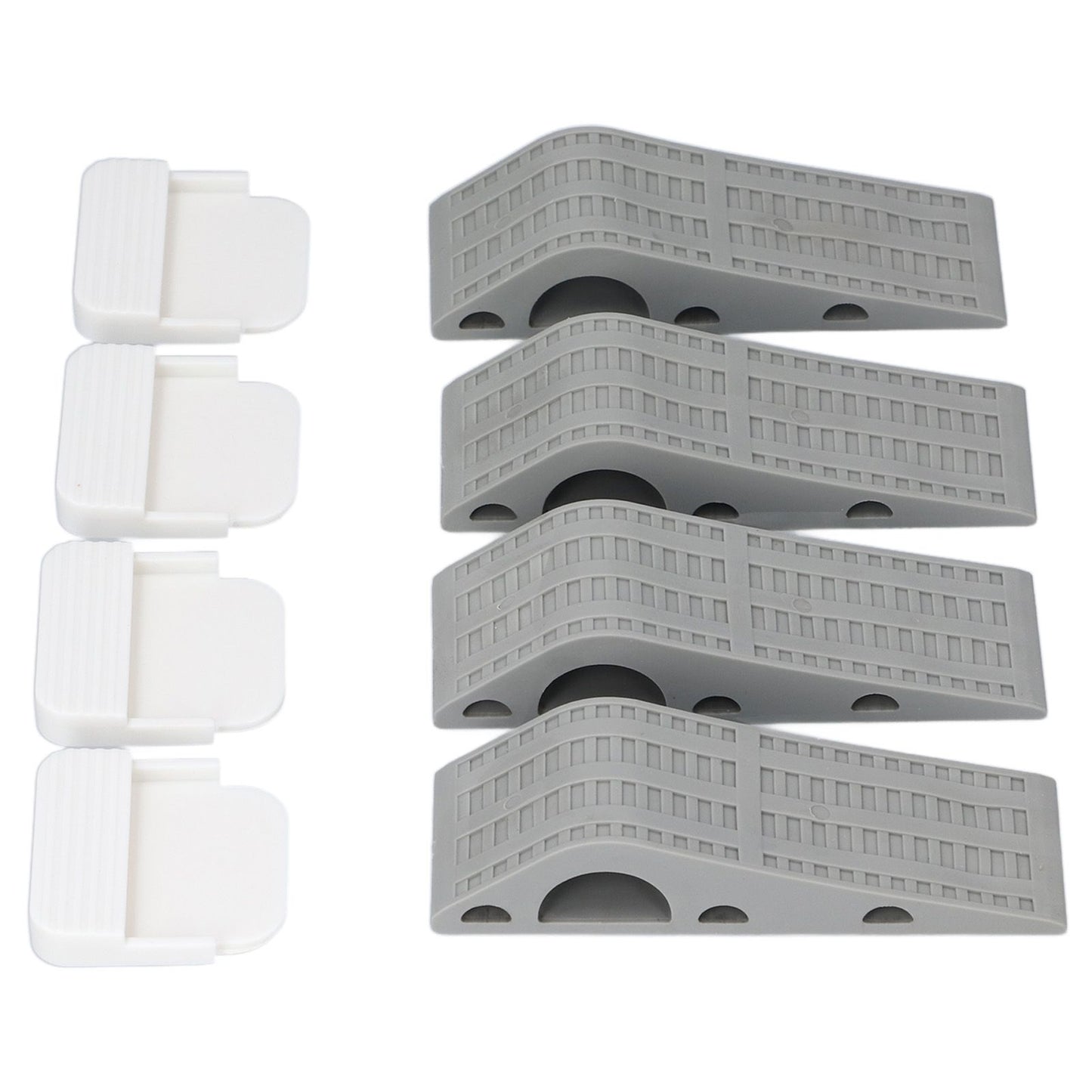 4Set Door Stoppers Non Slip Rubber Door Bottom Stop Wedge Accessories for Home Improvement V1294-YM0523-3114210139411