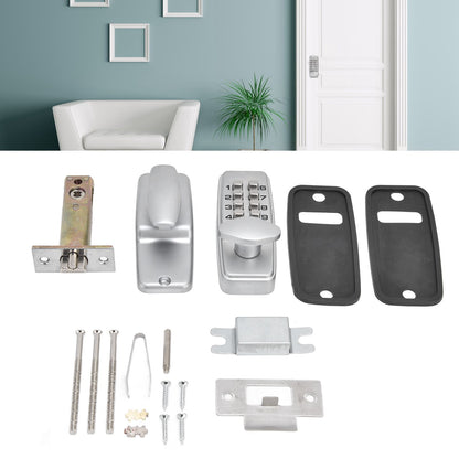 Mechanical Password Lock Waterproof Fireproof Zinc Alloy Intelligent Keyless Coded Lock Set for Home Office V1294-YM0523-3114210139711
