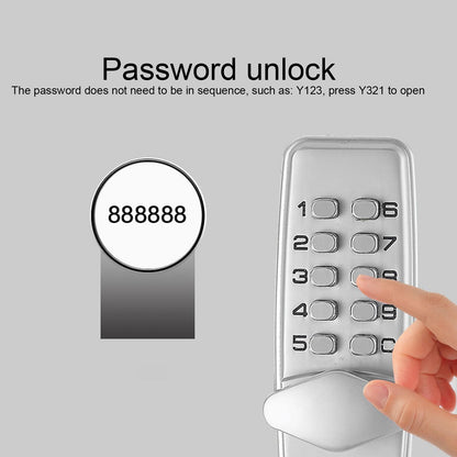 Mechanical Password Lock Waterproof Fireproof Zinc Alloy Intelligent Keyless Coded Lock Set for Home Office V1294-YM0523-3114210139711