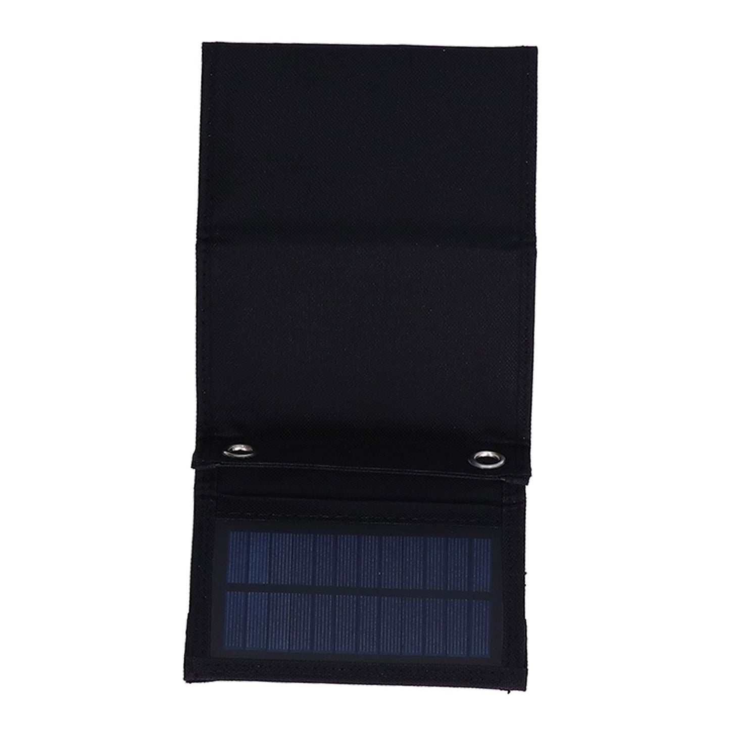 7.5W Solar Panel Kit Portable 5 Folding Solar Charger Bag with Carabiners for Mobile Phone Car Ship V1294-YM0523-3114210140811