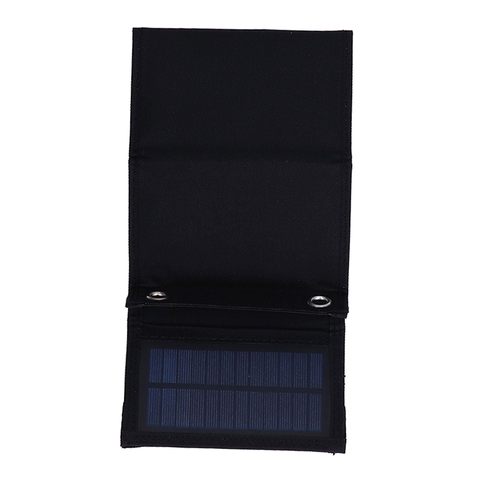7.5W Solar Panel Kit Portable 5 Folding Solar Charger Bag with Carabiners for Mobile Phone Car Ship V1294-YM0523-3114210140811