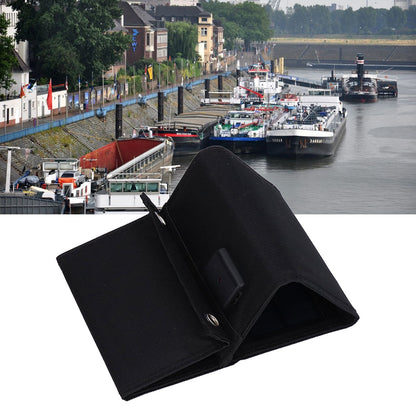 7.5W Solar Panel Kit Portable 5 Folding Solar Charger Bag with Carabiners for Mobile Phone Car Ship V1294-YM0523-3114210140811