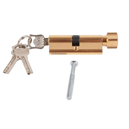 Cylinder Lock Door Locker Core Home Security System Tool Aluminum with Key for Cabinet Mailbox Drawer V1294-YM0523-3114210145411
