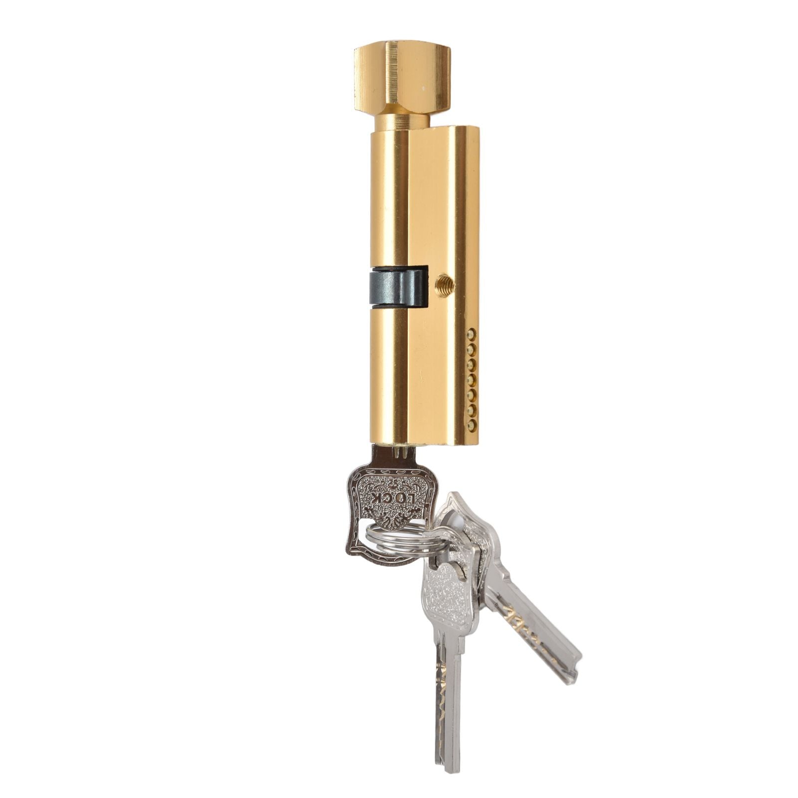 Cylinder Lock Door Locker Core Home Security System Tool Aluminum with Key for Cabinet Mailbox Drawer V1294-YM0523-3114210145411