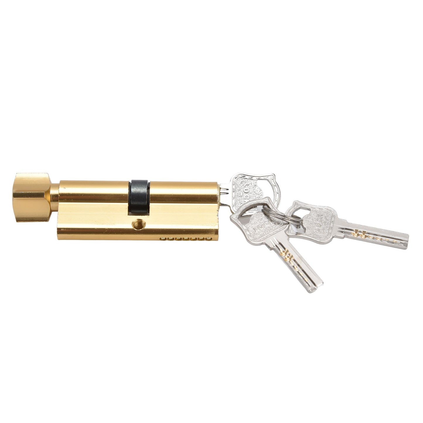 Cylinder Lock Door Locker Core Home Security System Tool Aluminum with Key for Cabinet Mailbox Drawer V1294-YM0523-3114210145411