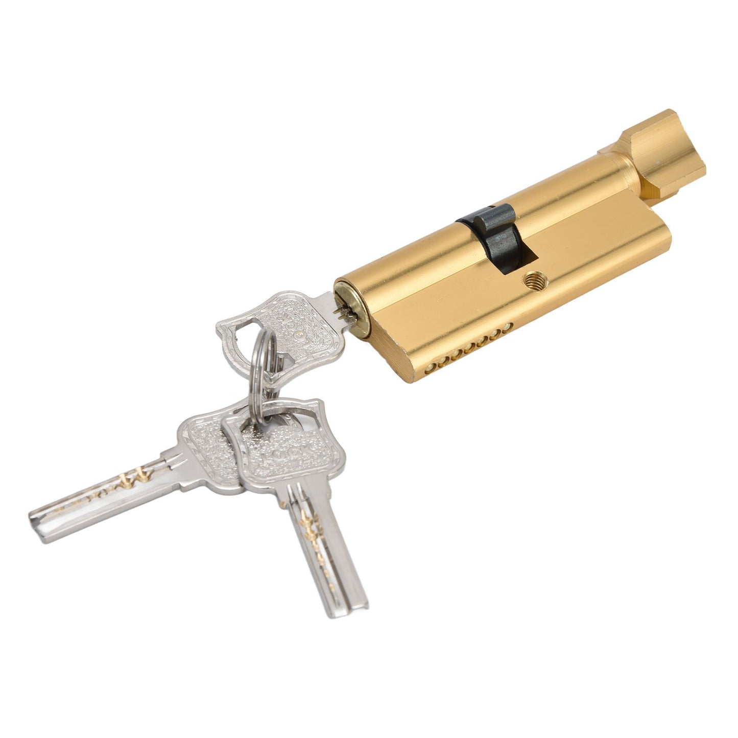 Cylinder Lock Door Locker Core Home Security System Tool Aluminum with Key for Cabinet Mailbox Drawer V1294-YM0523-3114210145411