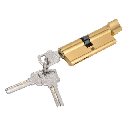 Cylinder Lock Door Locker Core Home Security System Tool Aluminum with Key for Cabinet Mailbox Drawer V1294-YM0523-3114210145411