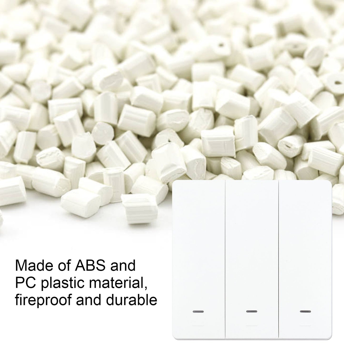 Smart Switch Wireless Switch Remote Control WiFi Wall Switch for Office Apartment 100-230V V1294-YM0523-3114210156111