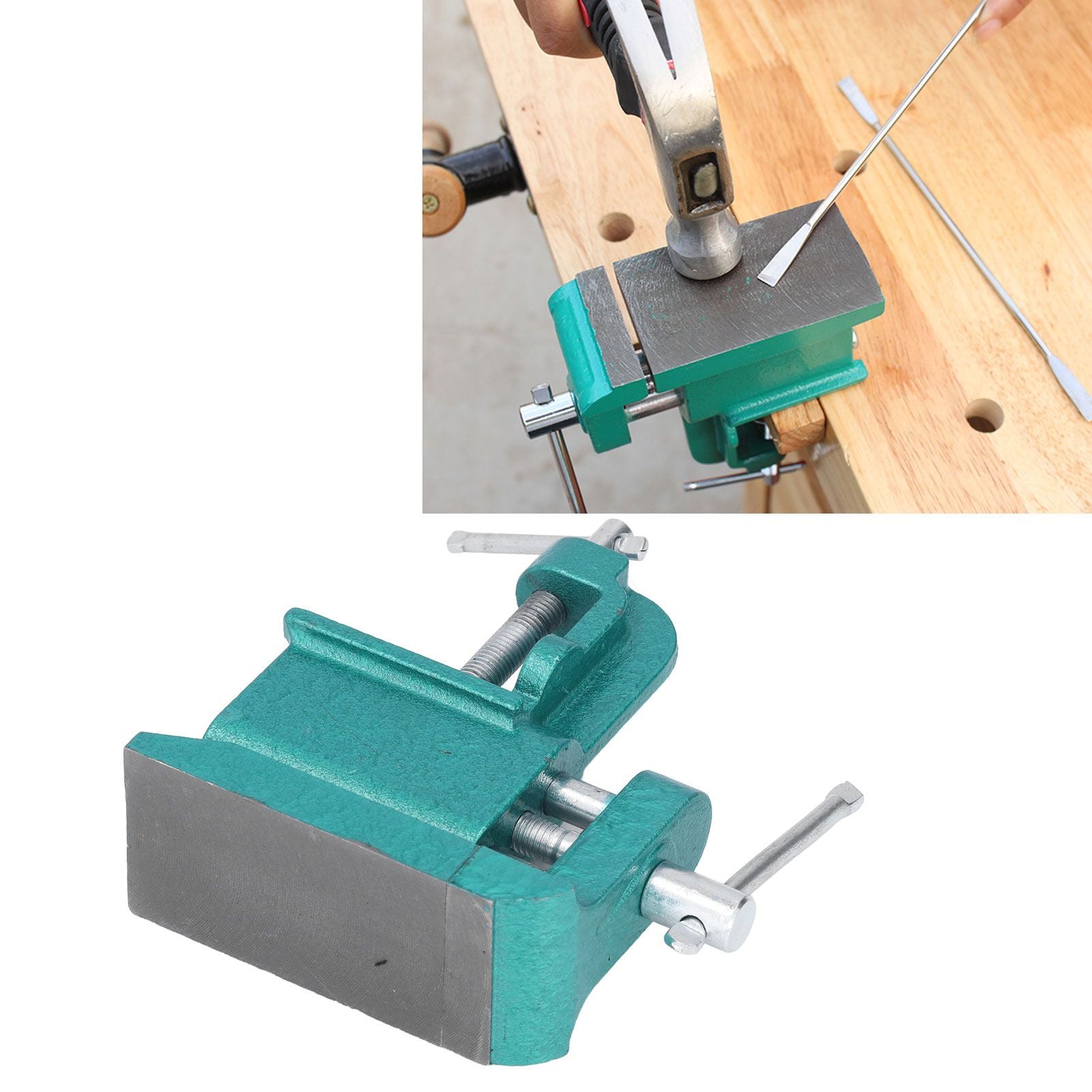 Bench Vise Stable Movement Wide High Strong Jaws Multifunctional Vise Clamp for Woodworking Industry V1294-YM0523-3114210160011