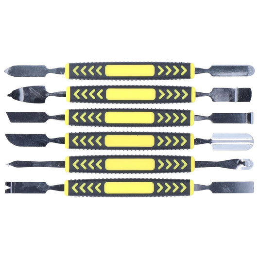 6PCS Metal Spudger Dual Ends Pry Opening Spudger Laptop Mobile Phone Pry Tool for Household Repair V1294-YM0523-3114210160111