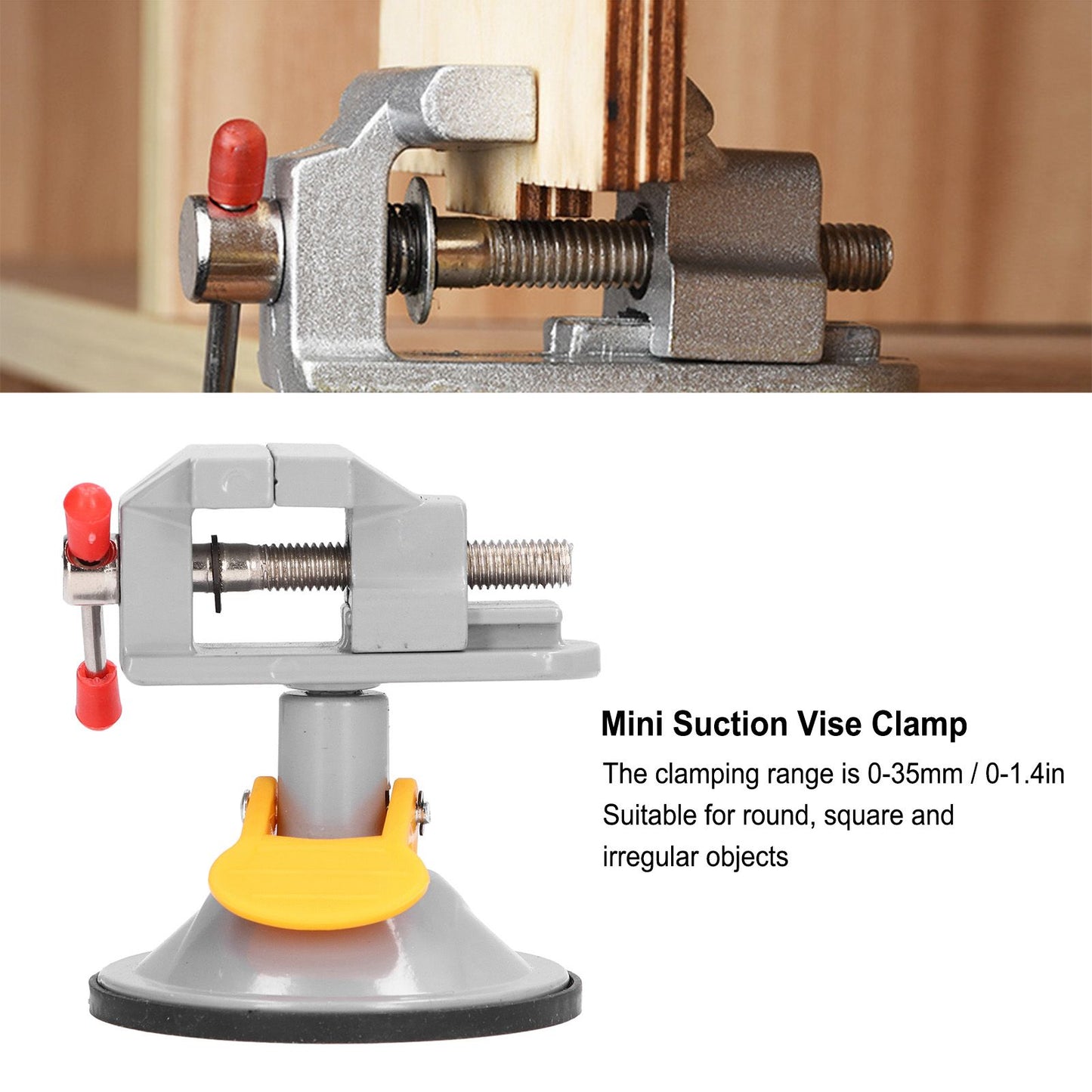 Mini Suction Vise Clamp Mini Table Suction Vise for DIY Jewelry Carving Watch Repairing V1294-YM0523-3114210162311
