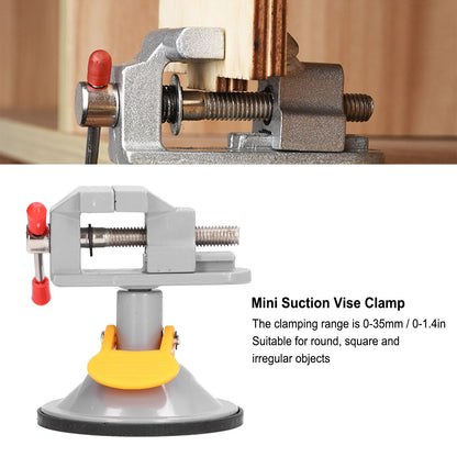Mini Suction Vise Clamp Mini Table Suction Vise for DIY Jewelry Carving Watch Repairing V1294-YM0523-3114210162311