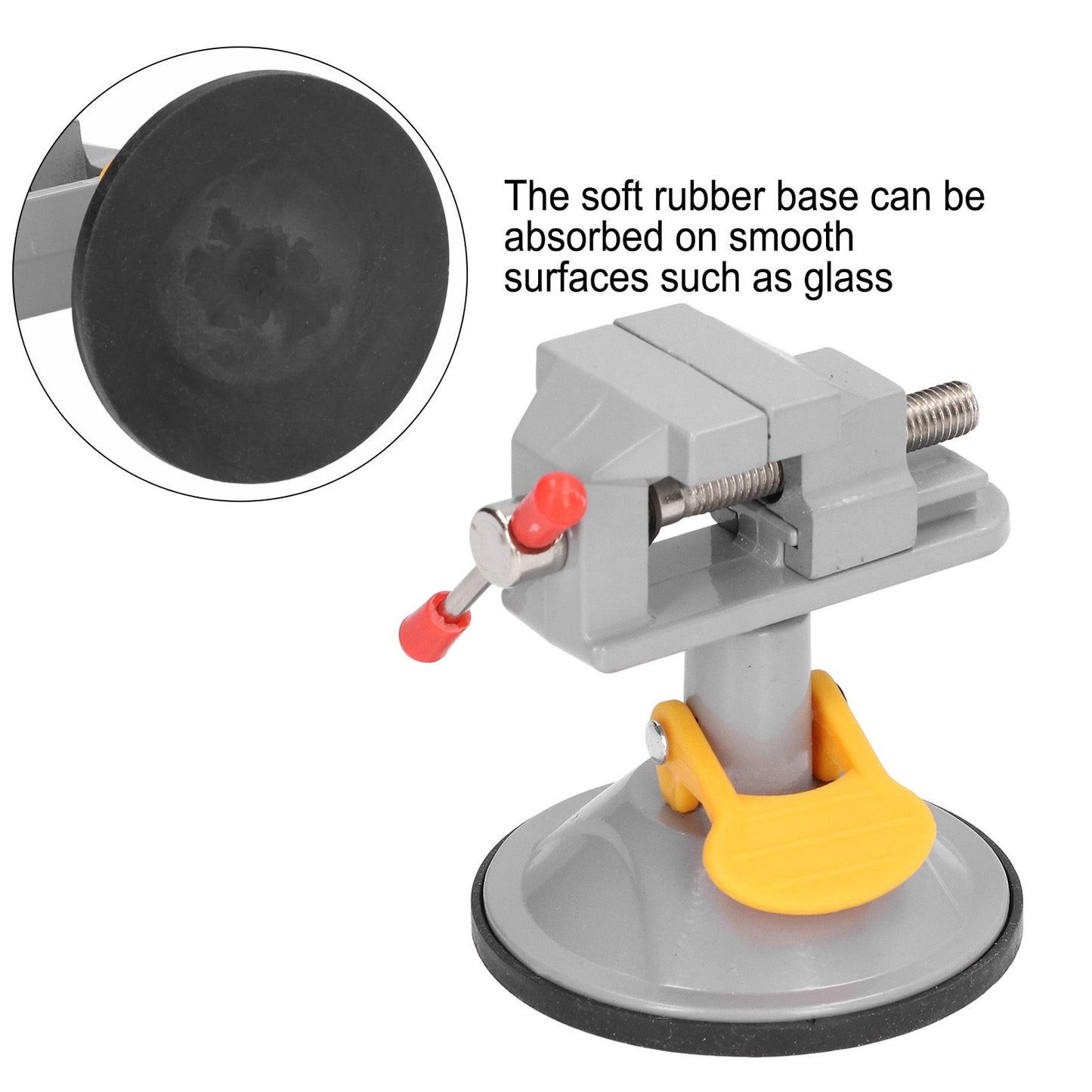 Mini Suction Vise Clamp Mini Table Suction Vise for DIY Jewelry Carving Watch Repairing V1294-YM0523-3114210162311