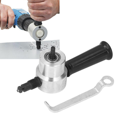 Double Head Metal Sheet Nibbler Cutter Portable Aluminium Alloy Electric Nibbler Cutting Tool V1294-YM0523-3114210163111