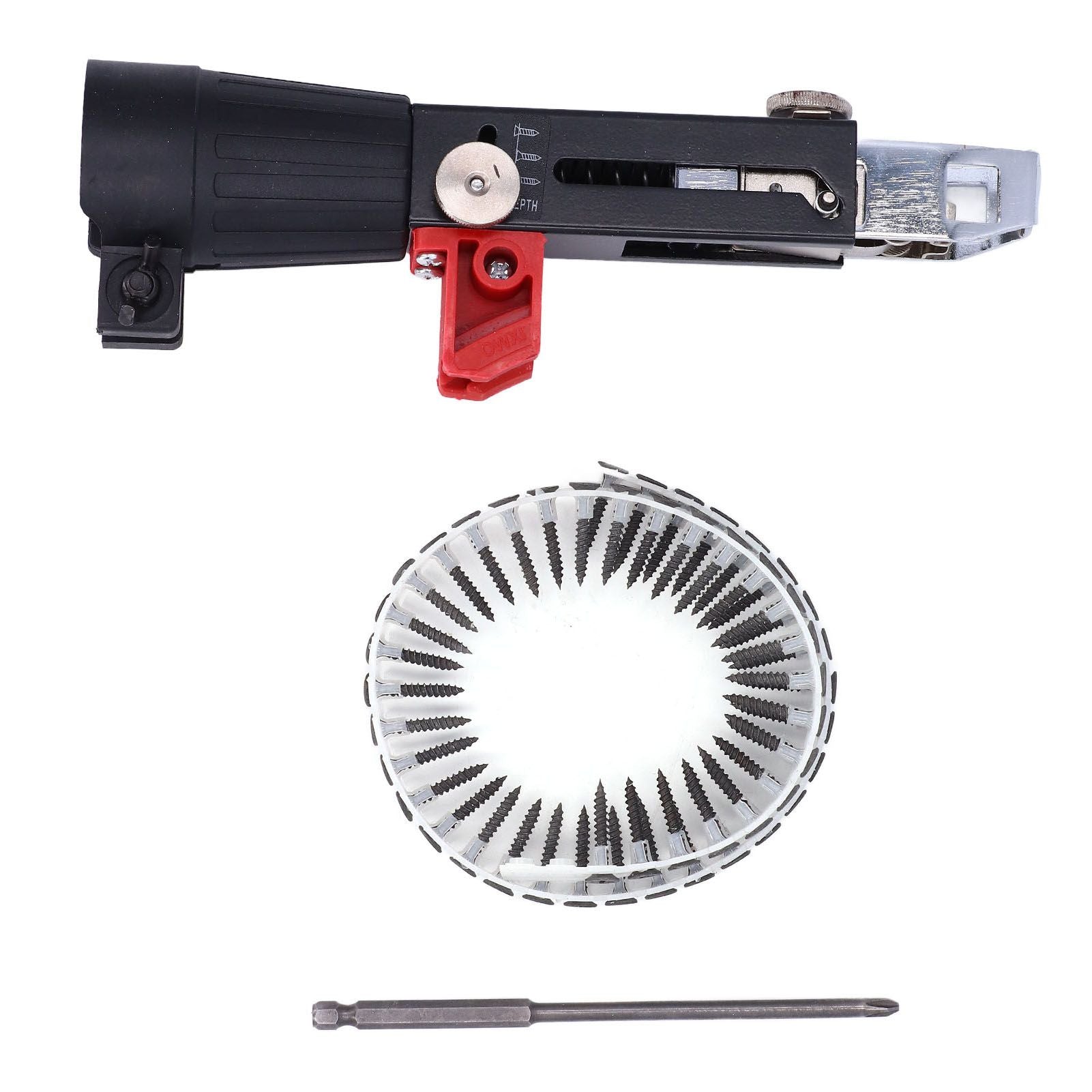 Automatic Chain Nail Adapter Electric Drill Screw Tightening Equipment Woodworking Tool V1294-YM0523-3114210163311