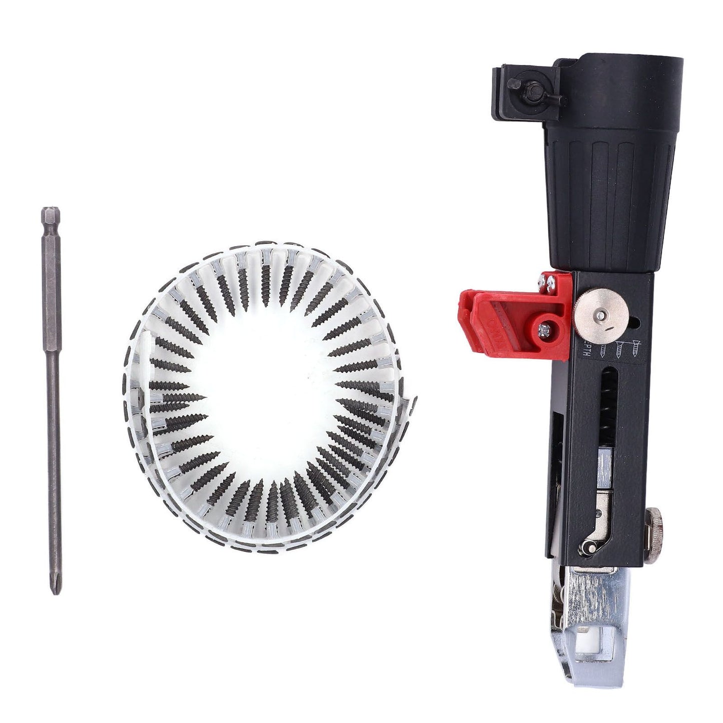 Automatic Chain Nail Adapter Electric Drill Screw Tightening Equipment Woodworking Tool V1294-YM0523-3114210163311