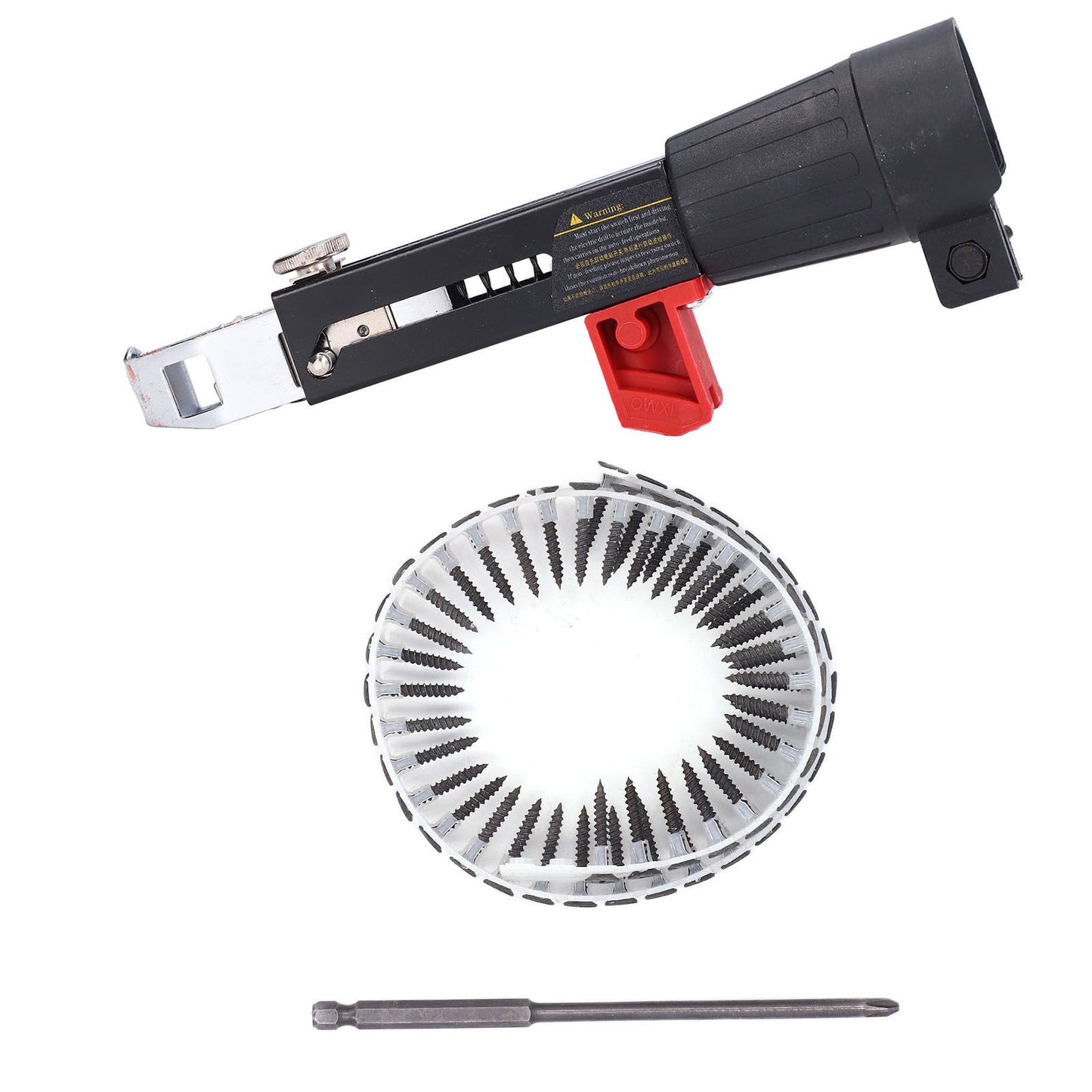 Automatic Chain Nail Adapter Electric Drill Screw Tightening Equipment Woodworking Tool V1294-YM0523-3114210163311