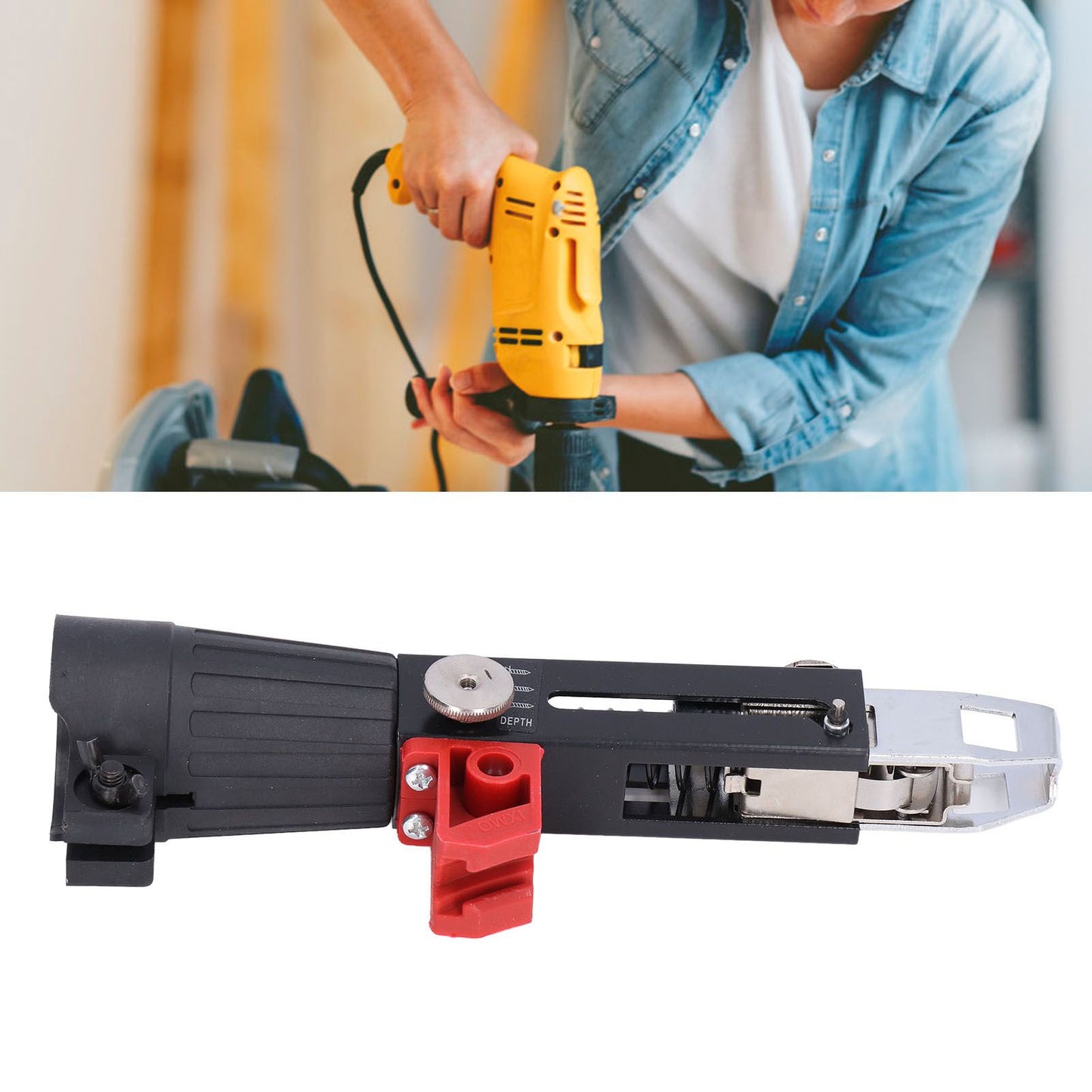 Automatic Chain Nail Adapter Electric Drill Screw Tightening Equipment Woodworking Tool V1294-YM0523-3114210163311
