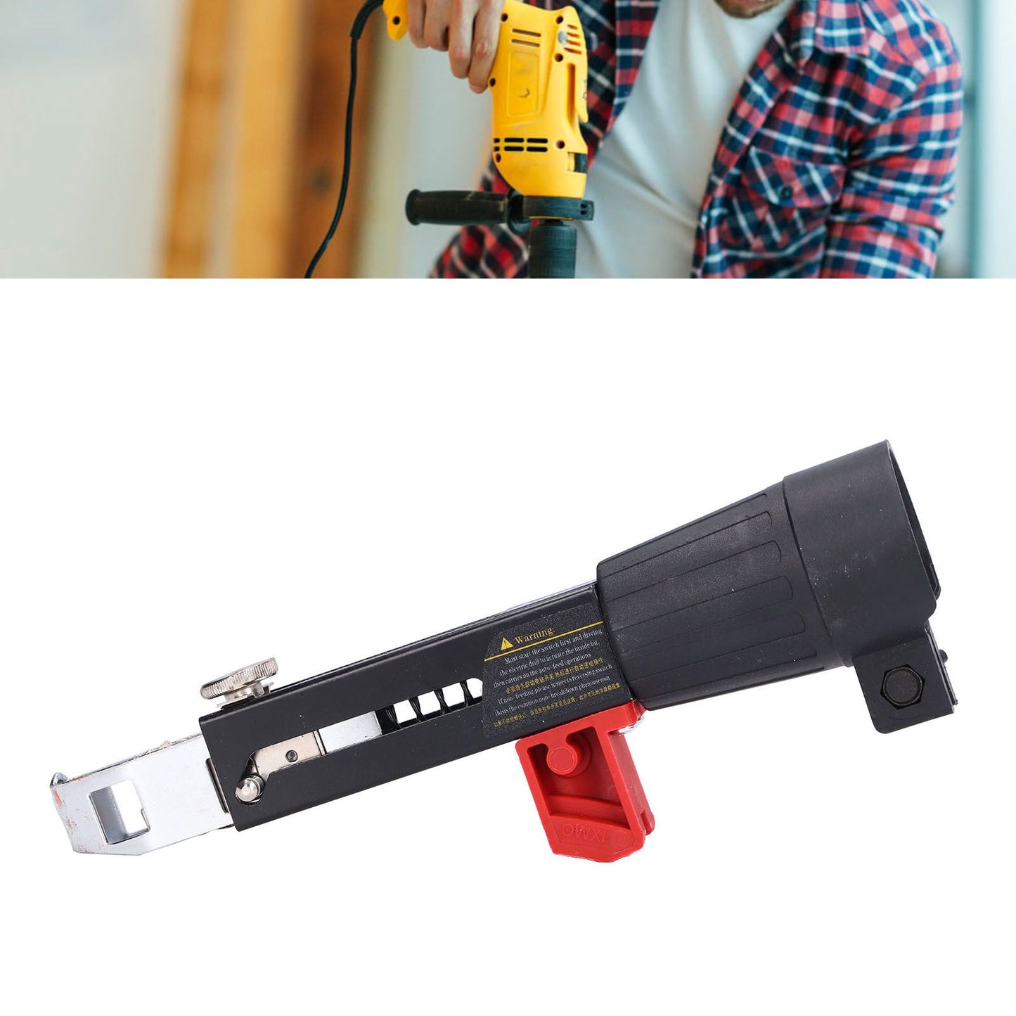 Automatic Chain Nail Adapter Electric Drill Screw Tightening Equipment Woodworking Tool V1294-YM0523-3114210163311