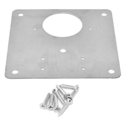 4Set Hinge Plate Stainless Steel Hinge Side Plate Cabinet Door Hinge Repair Bracket for Home Kitchen V1294-YM0523-3114210164611