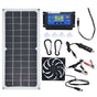 10W Solar Panel Set with 10A Controller Exhaust Fan for Car Yacht RV Boat Moblie Phone Battery V1294-YM0523-3114210164911