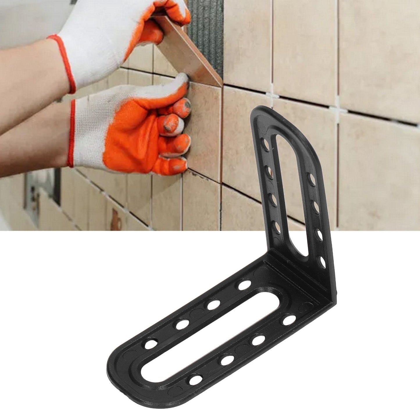 100PCS Tile Leveling System Tile Positioning Tool Plastic Tile Fixed Position Auxiliary Tool for Household V1294-YM0523-3114210165011