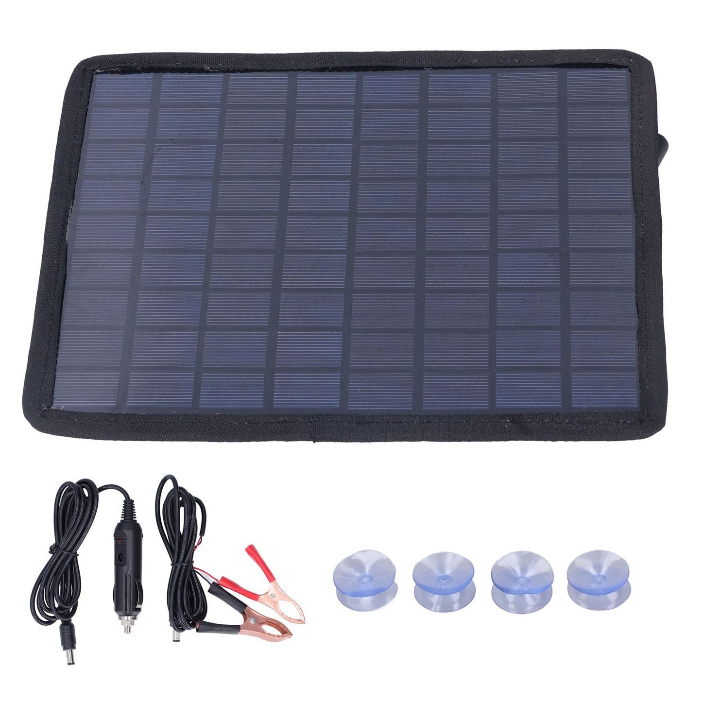 Solar Panel Charger 6W 18V Portable Solar Car 12V Battery Charger Charging Panel Battery Core Board V1294-YM0523-3114220000411