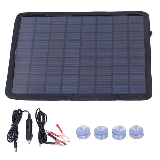 Solar Panel Charger 6W 18V Portable Solar Car 12V Battery Charger Charging Panel Battery Core Board V1294-YM0523-3114220000411