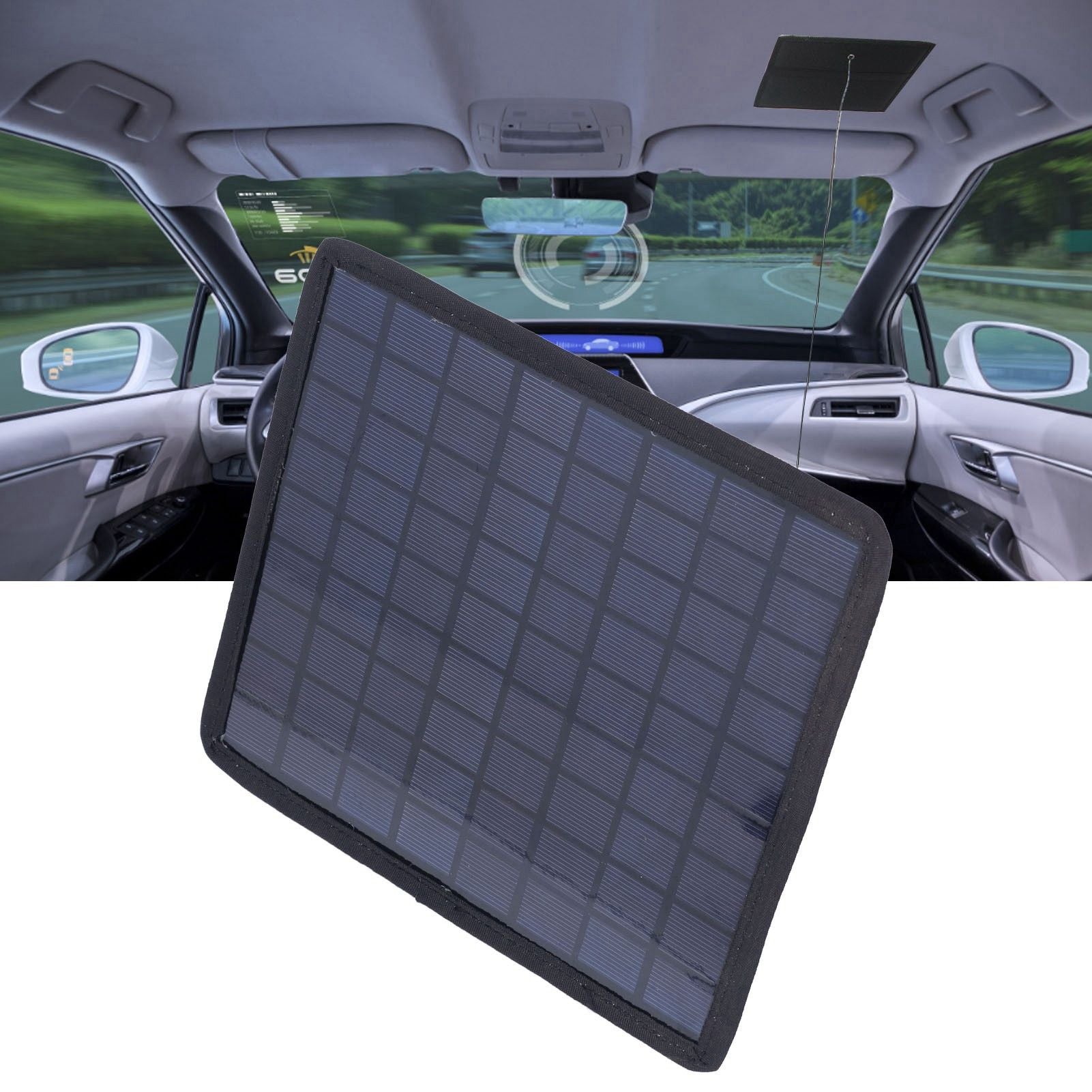 Solar Panel Charger 6W 18V Portable Solar Car 12V Battery Charger Charging Panel Battery Core Board V1294-YM0523-3114220000411