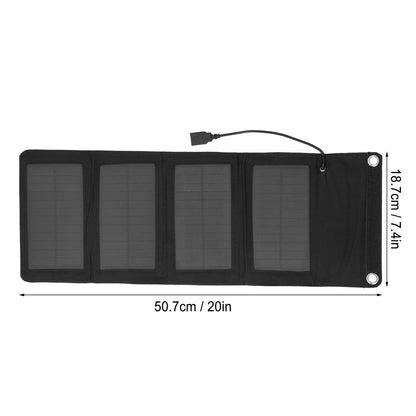 Solar Charger Portable Folding High Conversion Efficiency 7W Protection Battery Power Solar Panel Charger V1294-YM0523-3114220001011