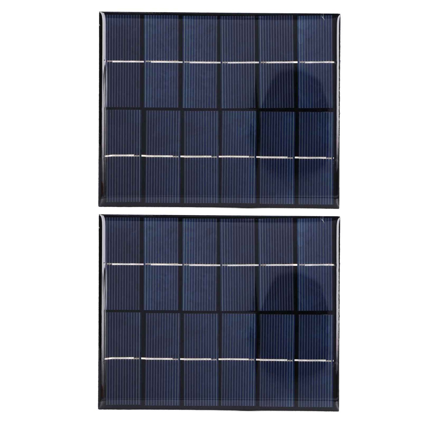 2PCS 2W Solar Panels High Conversion Rate DC5521 Output Rechargeable 3.7V Battery Solar Panel Charger for V1294-YM0523-3114220001211