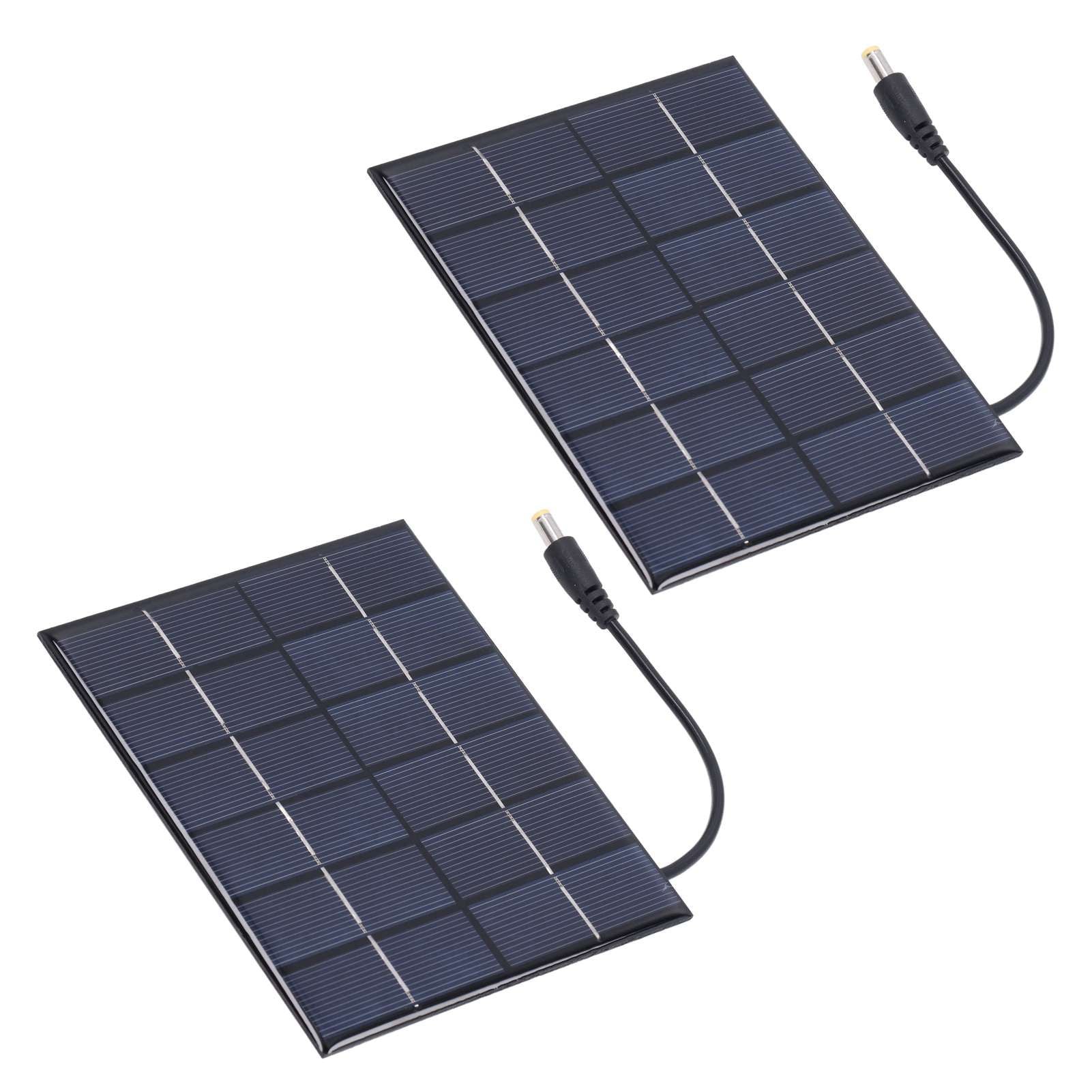 2PCS 2W Solar Panels High Conversion Rate DC5521 Output Rechargeable 3.7V Battery Solar Panel Charger for V1294-YM0523-3114220001211