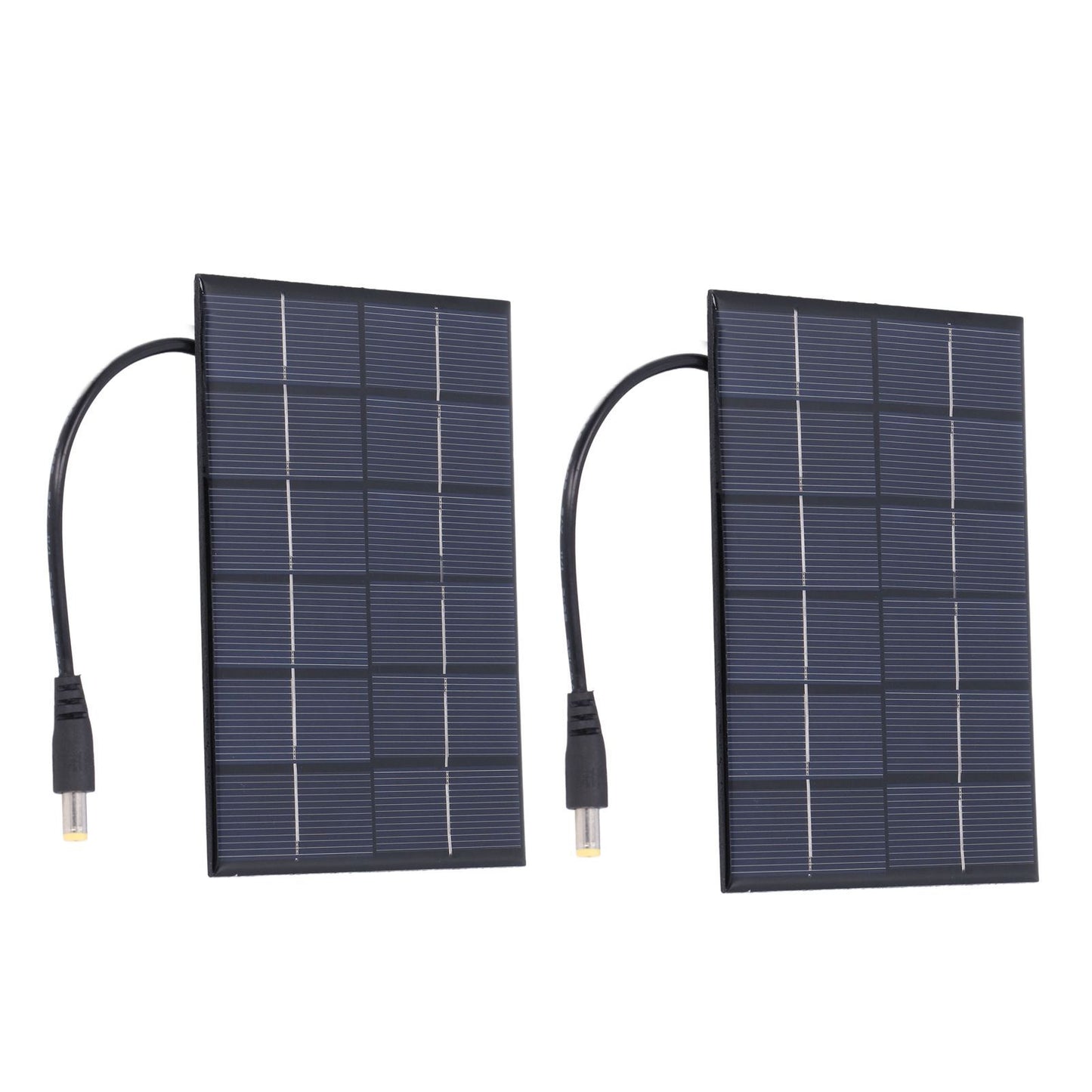 2PCS 2W Solar Panels High Conversion Rate DC5521 Output Rechargeable 3.7V Battery Solar Panel Charger for V1294-YM0523-3114220001211