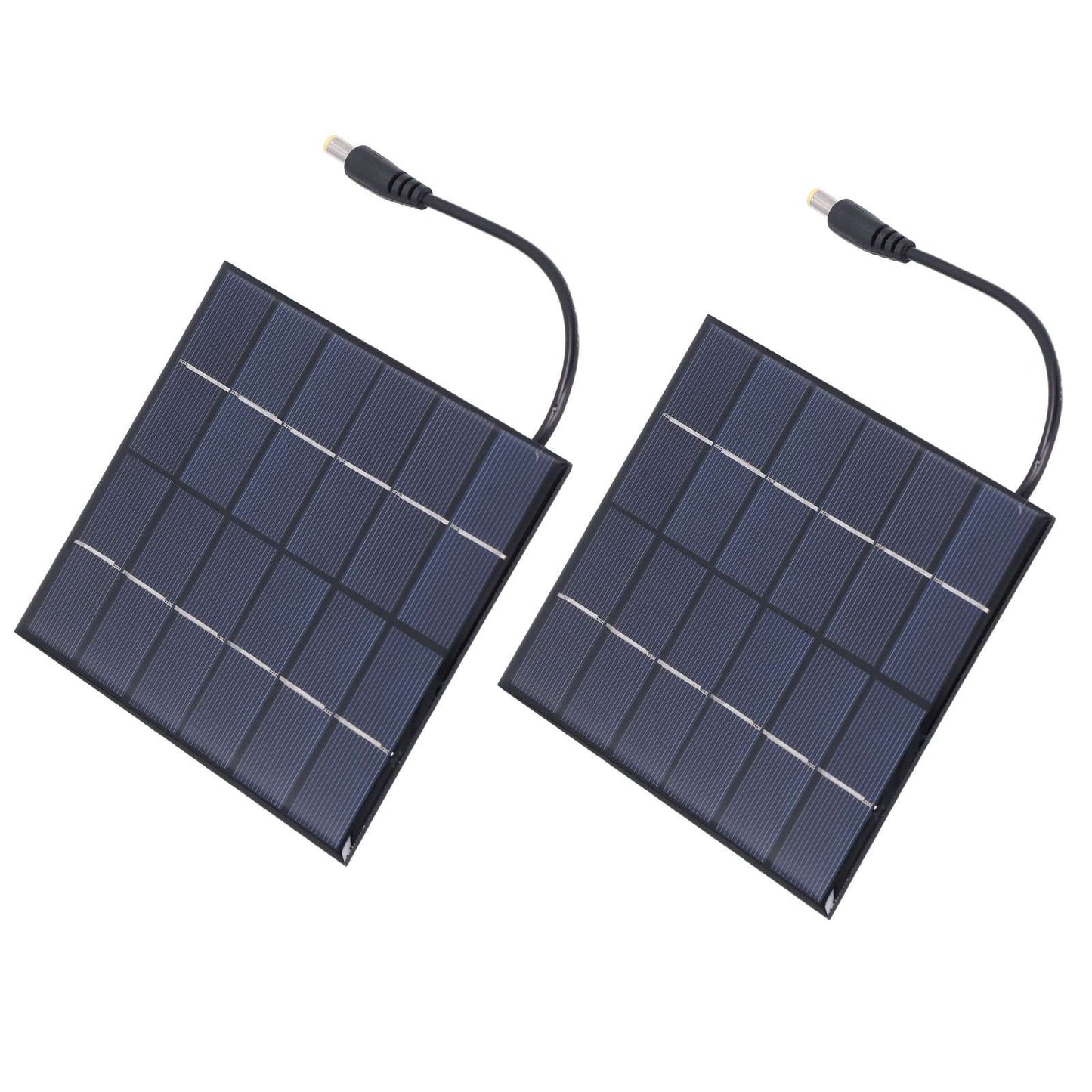 2PCS 2W Solar Panels High Conversion Rate DC5521 Output Rechargeable 3.7V Battery Solar Panel Charger for V1294-YM0523-3114220001211