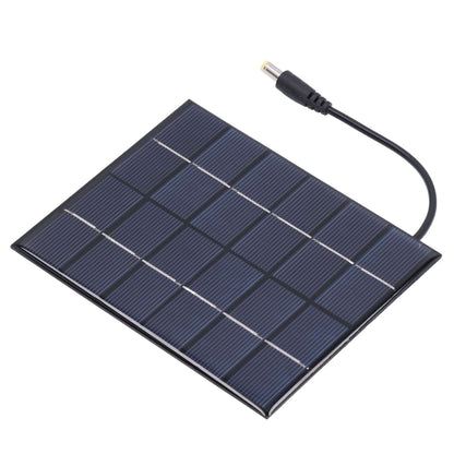 2PCS 2W Solar Panels High Conversion Rate DC5521 Output Rechargeable 3.7V Battery Solar Panel Charger for V1294-YM0523-3114220001211
