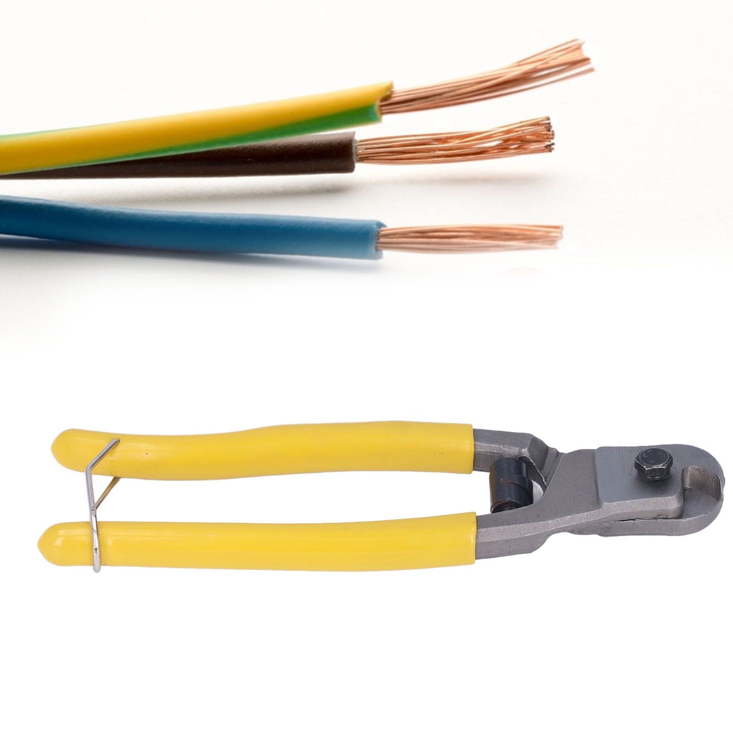 Wire Cutter Tool Steel High Sharpness Sturdy Durable Rustproof Effort Saving Ergonomic Design Cable Cutter V1294-YM0523-3114220002511