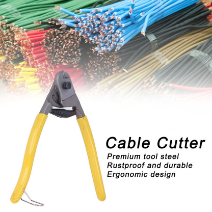 Wire Cutter Tool Steel High Sharpness Sturdy Durable Rustproof Effort Saving Ergonomic Design Cable Cutter V1294-YM0523-3114220002511