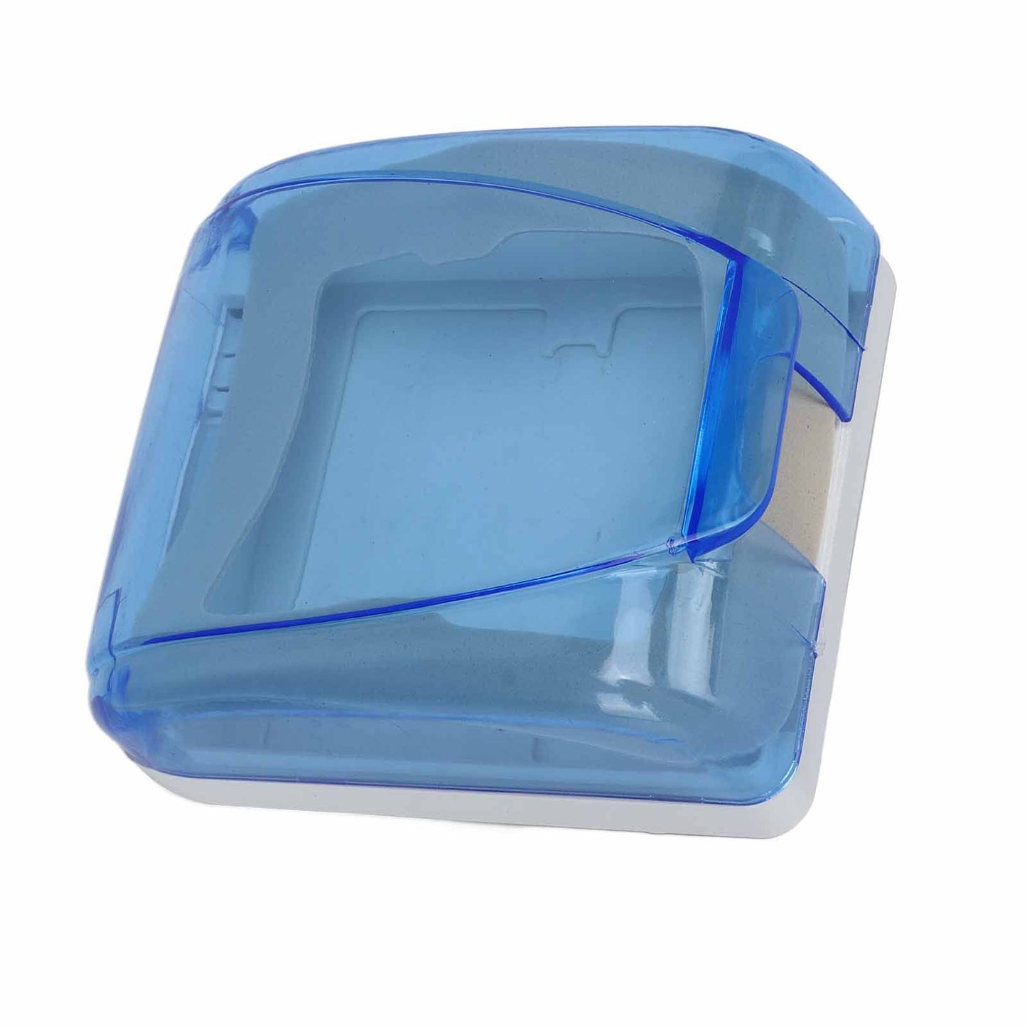 Universal 86 Type Socket Waterproof Box Transparent Wall Switch Protection Box for Bathroom Blue V1294-YM0523-3114220002911