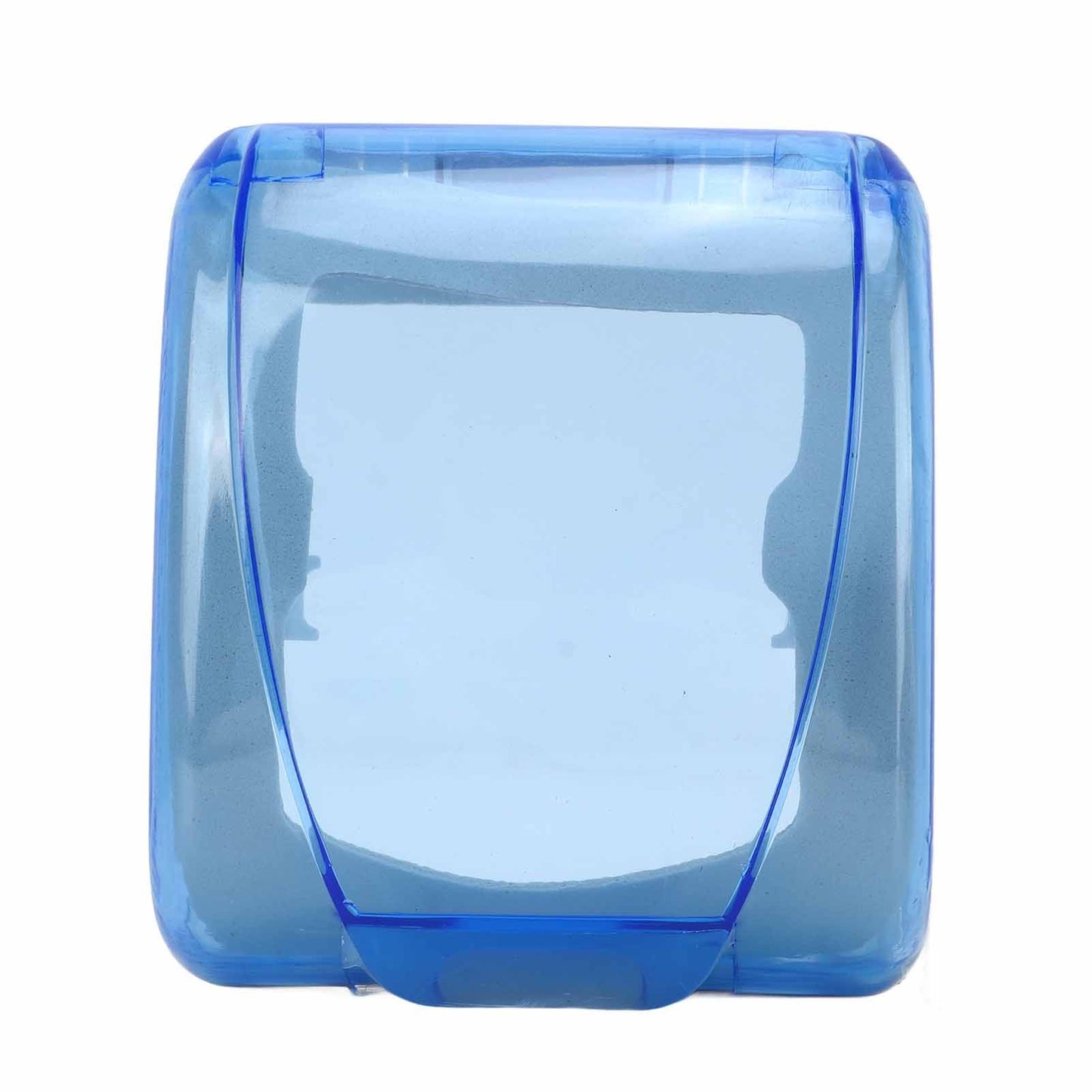 Universal 86 Type Socket Waterproof Box Transparent Wall Switch Protection Box for Bathroom Blue V1294-YM0523-3114220002911