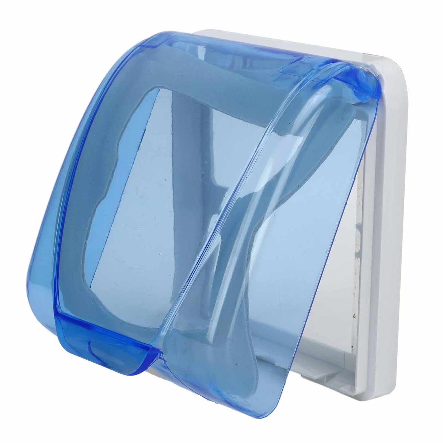 Universal 86 Type Socket Waterproof Box Transparent Wall Switch Protection Box for Bathroom Blue V1294-YM0523-3114220002911