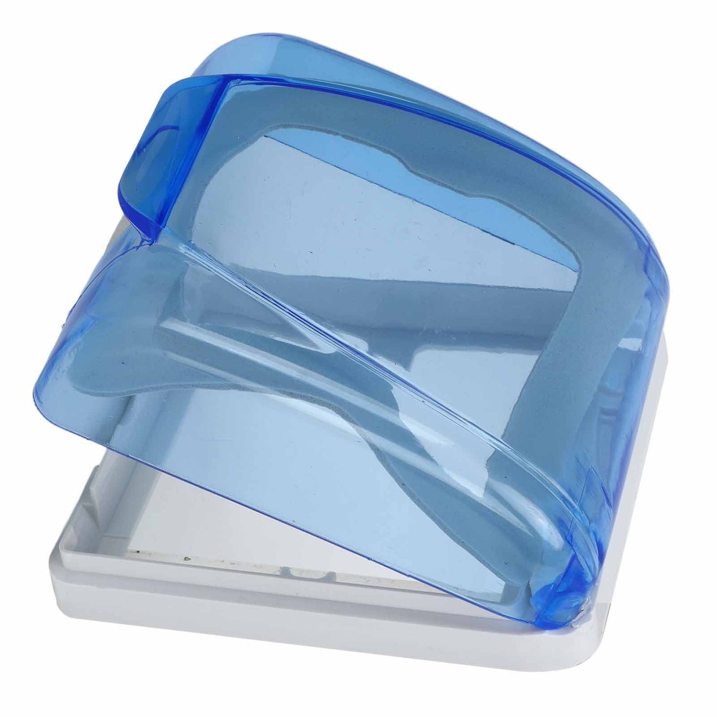 Universal 86 Type Socket Waterproof Box Transparent Wall Switch Protection Box for Bathroom Blue V1294-YM0523-3114220002911