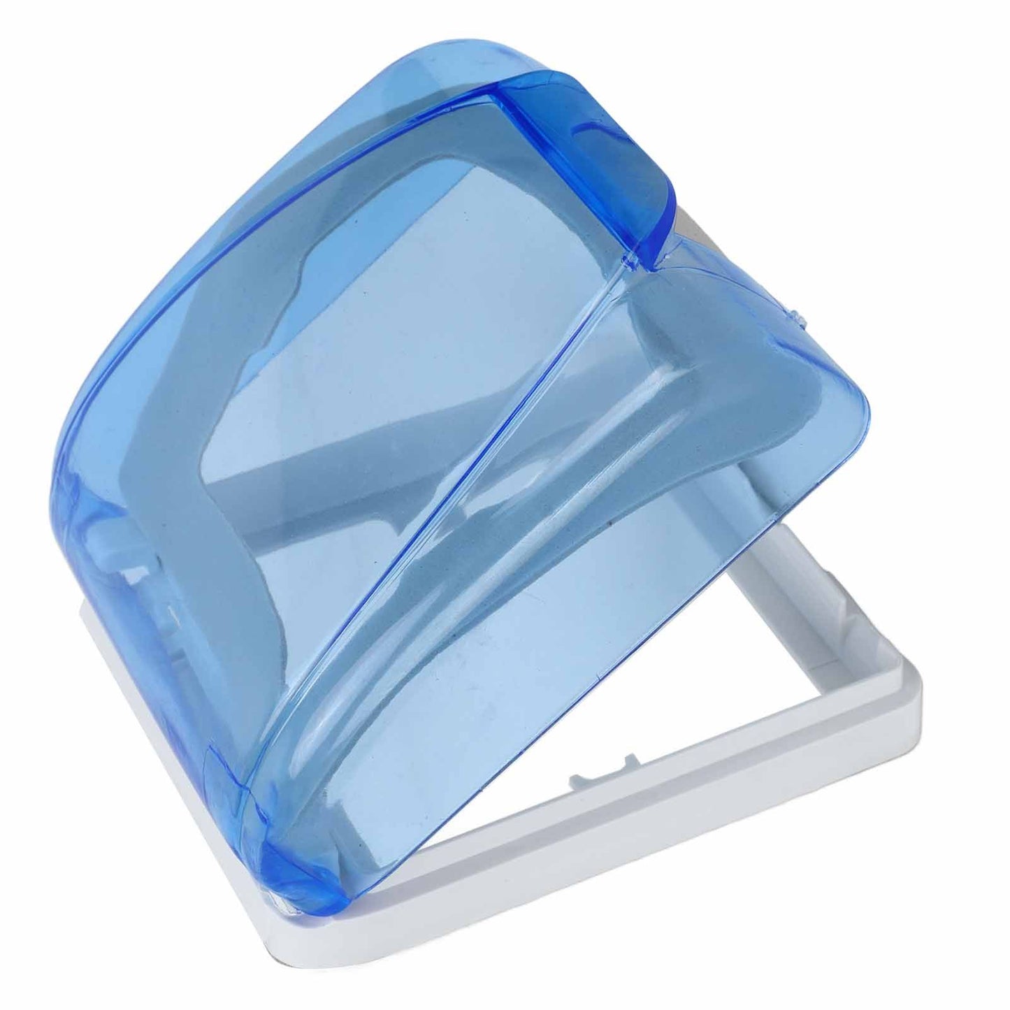 Universal 86 Type Socket Waterproof Box Transparent Wall Switch Protection Box for Bathroom Blue V1294-YM0523-3114220002911