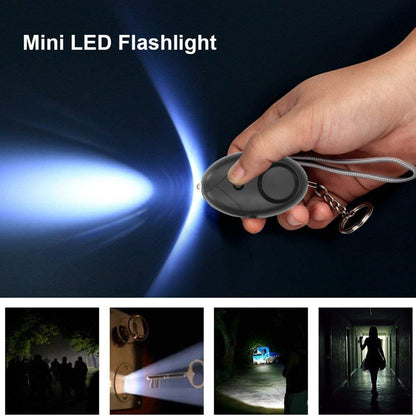 Emergency Alarm 130DB Very Loudly Security Self Defense Electronic Device with Key Chain for Hiking Camping V1294-YM0523-3114220003311