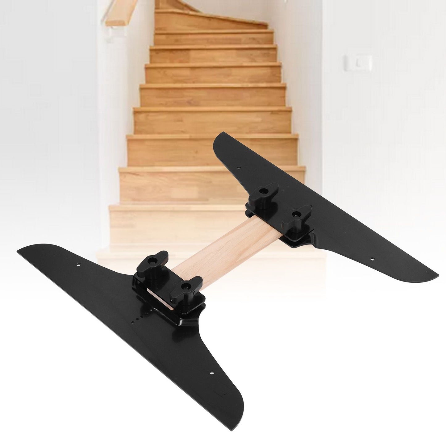 Stair Tread Template Set Adjustable Accurate Cutting Stair Tread Template Tool for Home Stair Decoration V1294-YM0523-3114220003411