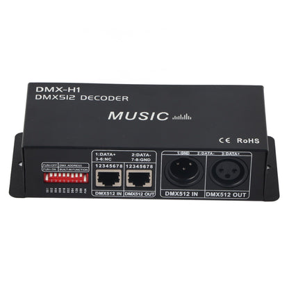 3 Channel DMX Decorder Adjustable RGB Dimming LED Decorder Controller for Bars Hotels Sober Bar4A V1294-YM0523-3114220004111