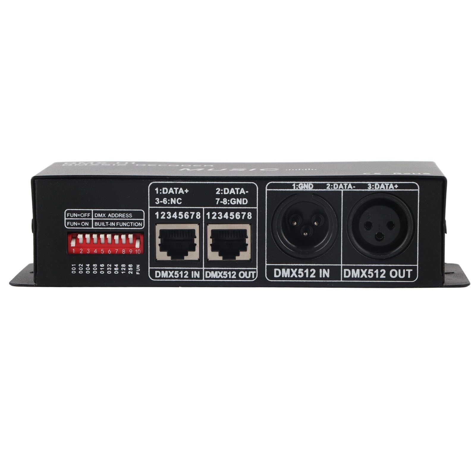 3 Channel DMX Decorder Adjustable RGB Dimming LED Decorder Controller for Bars Hotels Sober Bar4A V1294-YM0523-3114220004111