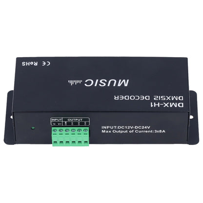 3 Channel DMX Decorder Adjustable RGB Dimming LED Decorder Controller for Bars Hotels Sober Bar8A V1294-YM0523-3114220004112