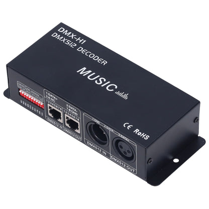 3 Channel DMX Decorder Adjustable RGB Dimming LED Decorder Controller for Bars Hotels Sober Bar8A V1294-YM0523-3114220004112