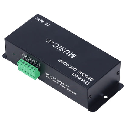 3 Channel DMX Decorder Adjustable RGB Dimming LED Decorder Controller for Bars Hotels Sober Bar8A V1294-YM0523-3114220004112