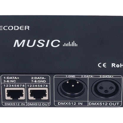 3 Channel DMX Decorder Adjustable RGB Dimming LED Decorder Controller for Bars Hotels Sober Bar8A V1294-YM0523-3114220004112